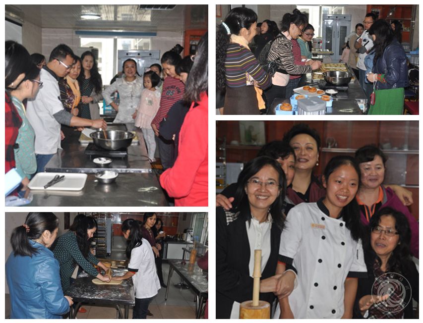 四川省审计厅领导来我校参加西点DIY活动