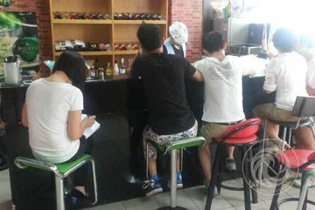 吧台内英式调酒实训